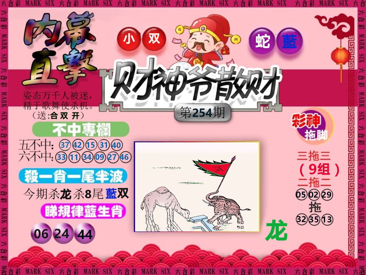 财神爷散财 第254期