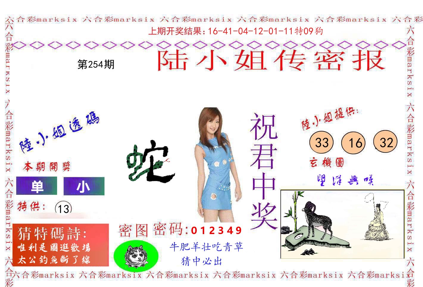 陆小姐密报 第254期