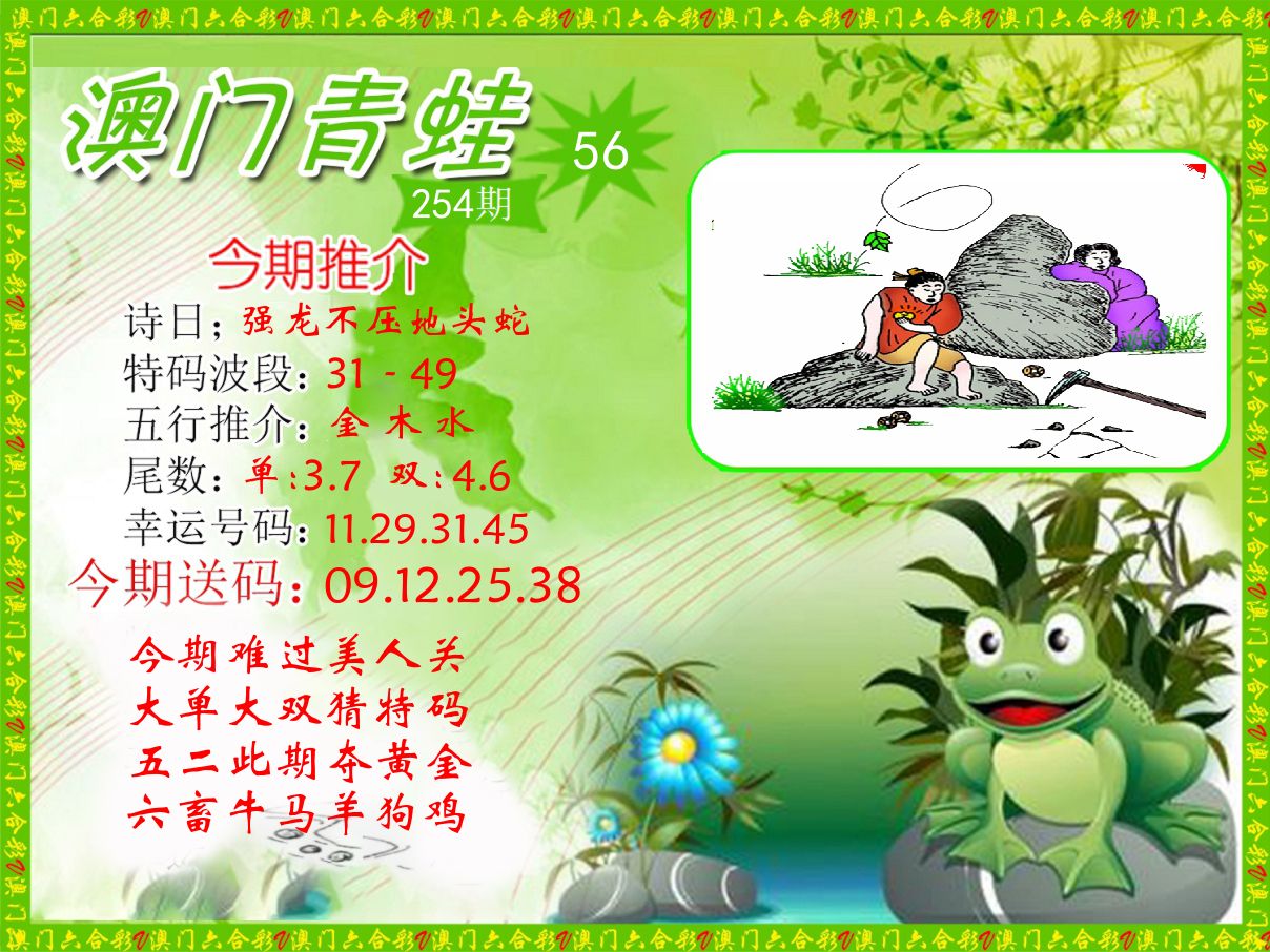 青蛙系列56 第254期