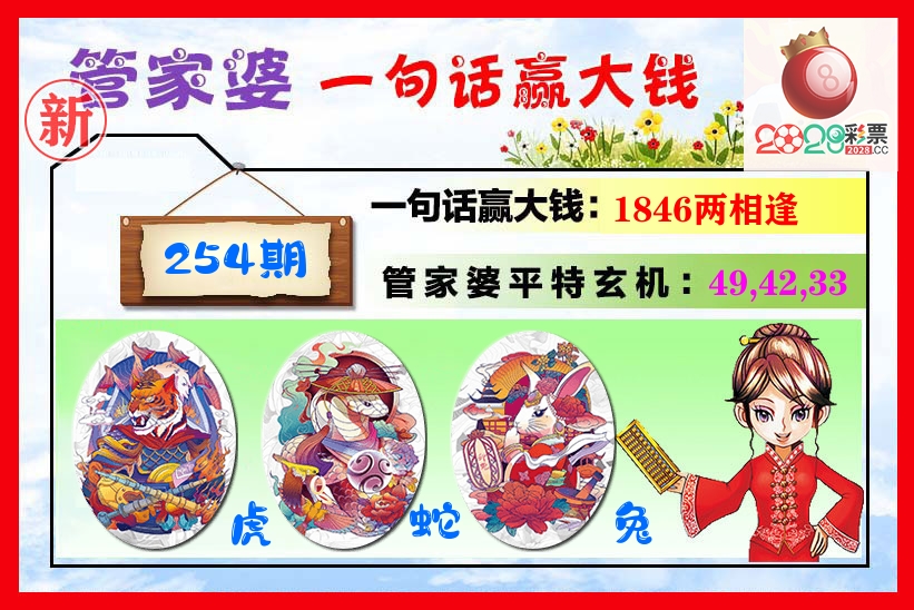 管家婆 第254期