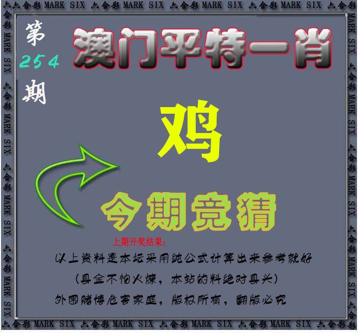 今期竞猜 第254期