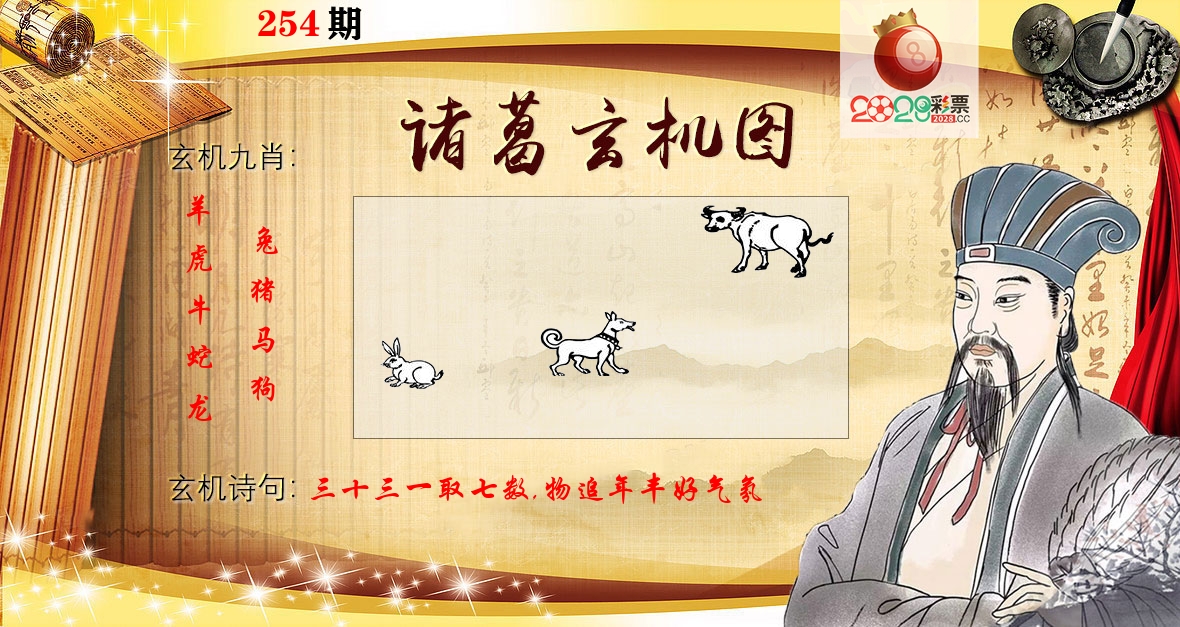 诸葛玄机图 第254期
