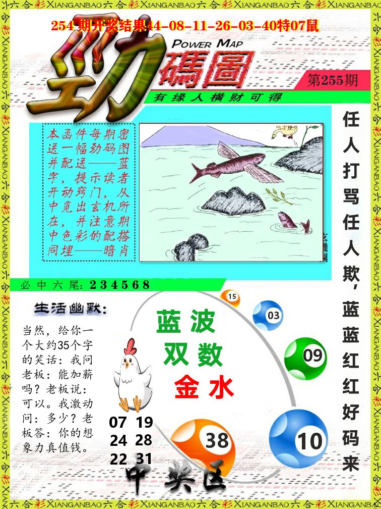 劲码图 第255期