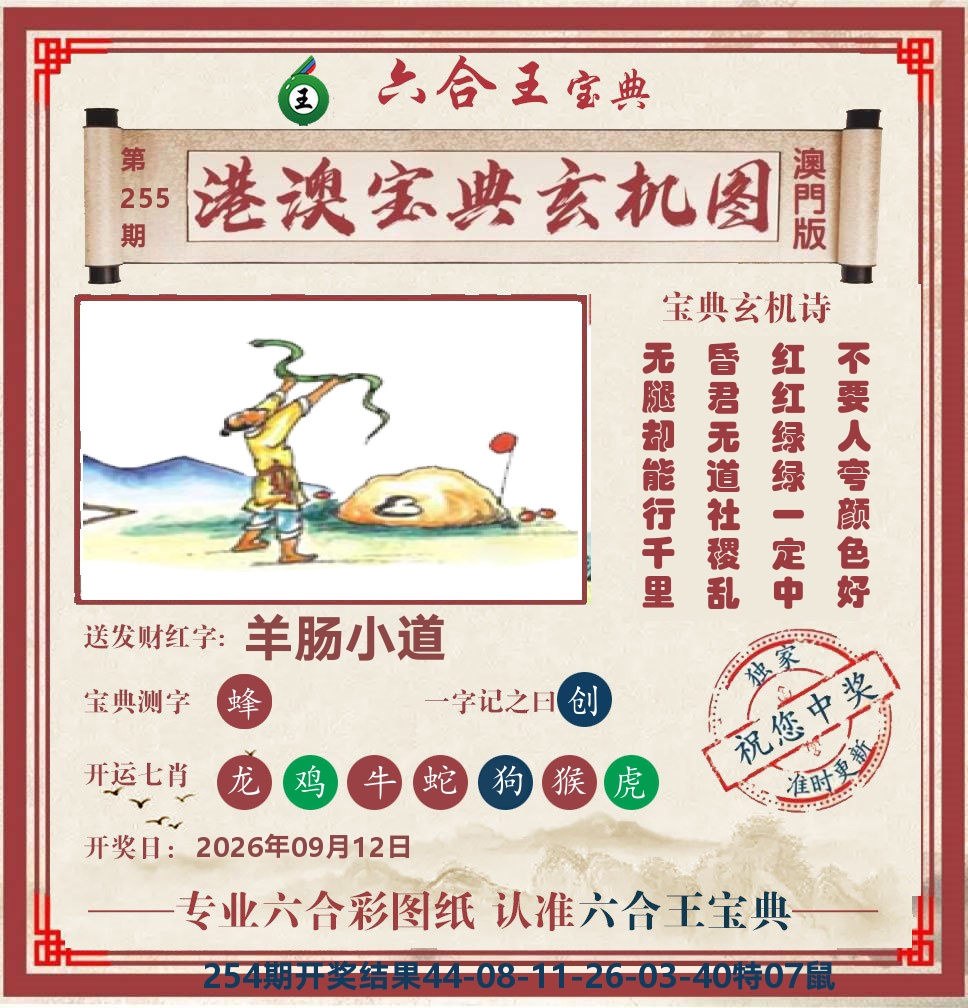 六合王宝典玄机 第255期