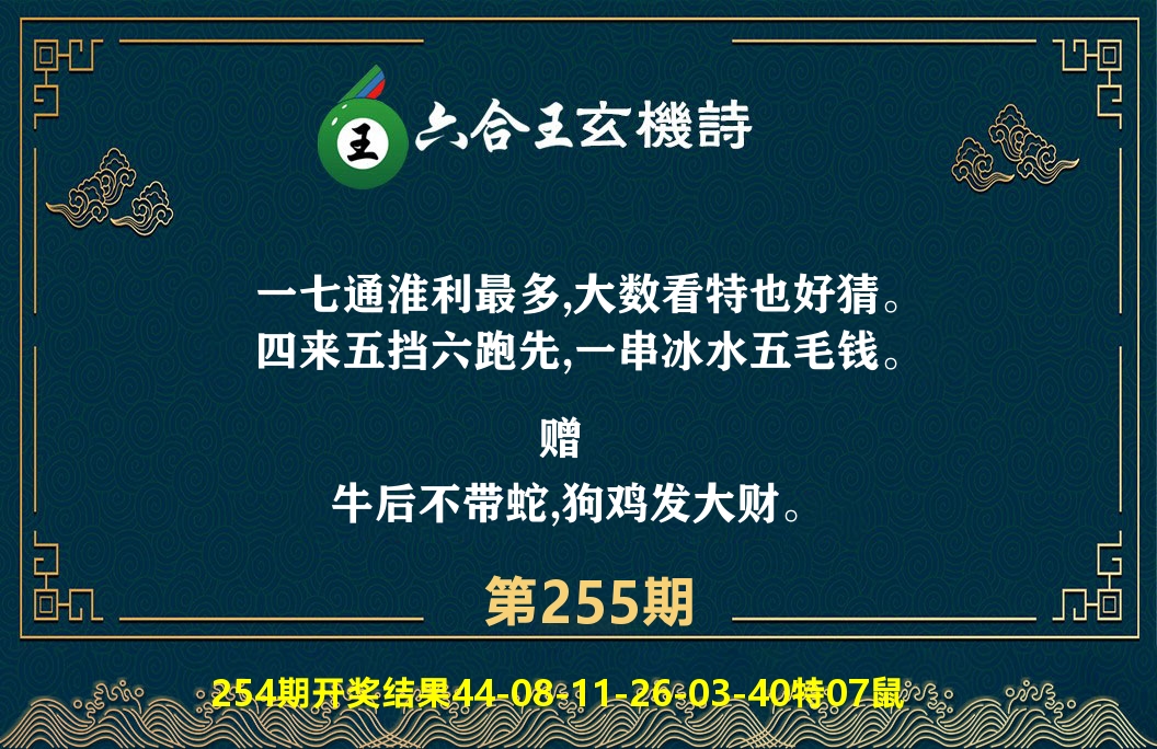 六合王玄机诗 第255期