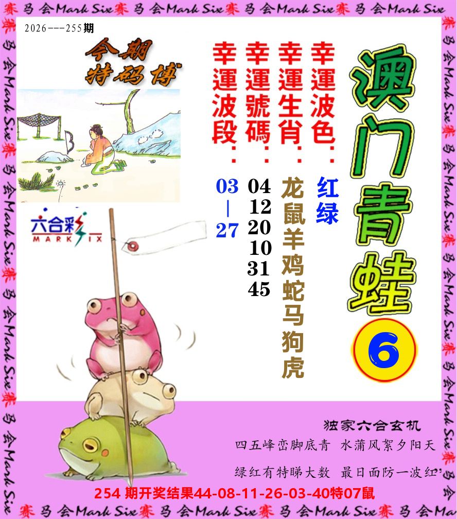 青蛙系列6 第255期