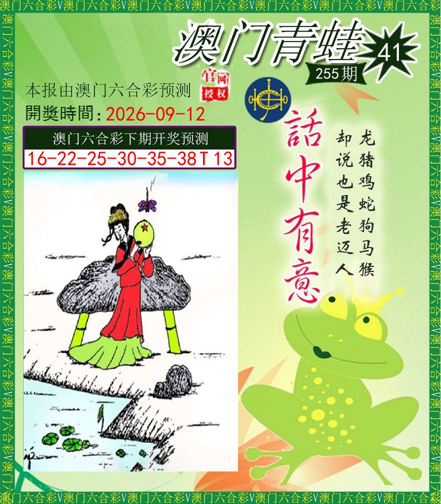 青蛙系列43 第255期
