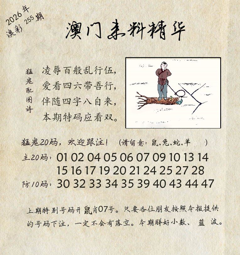 精华来料 第255期