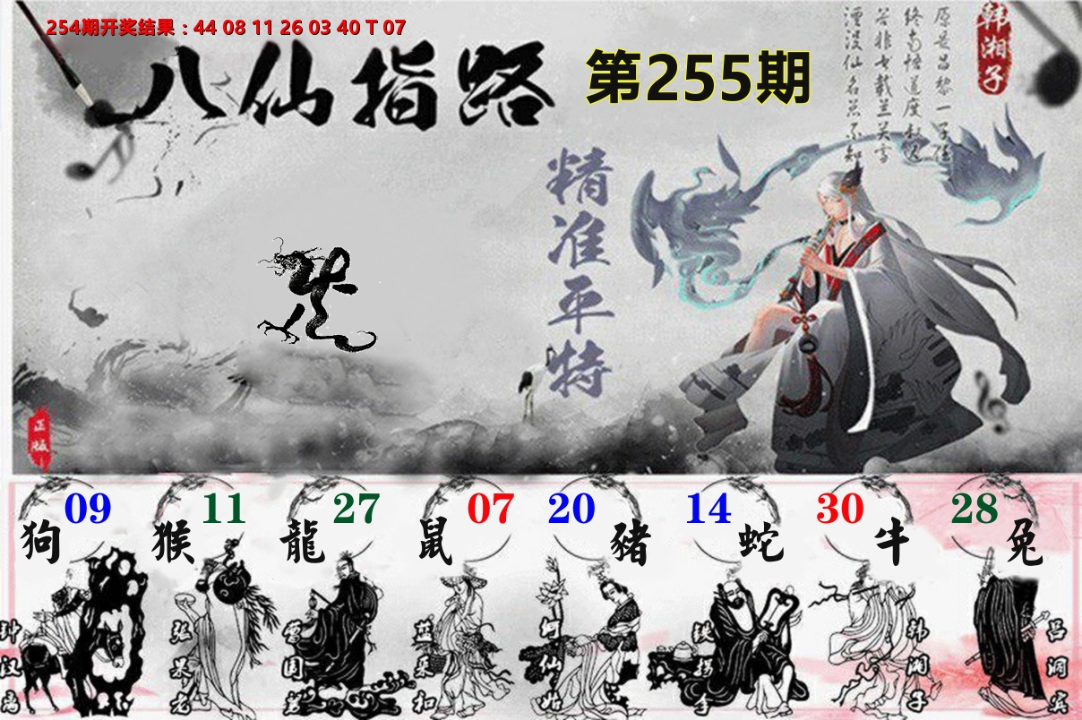 八仙指路 第255期