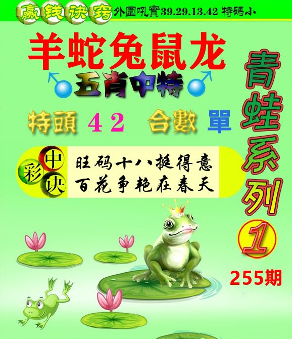 青蛙彩图 第255期