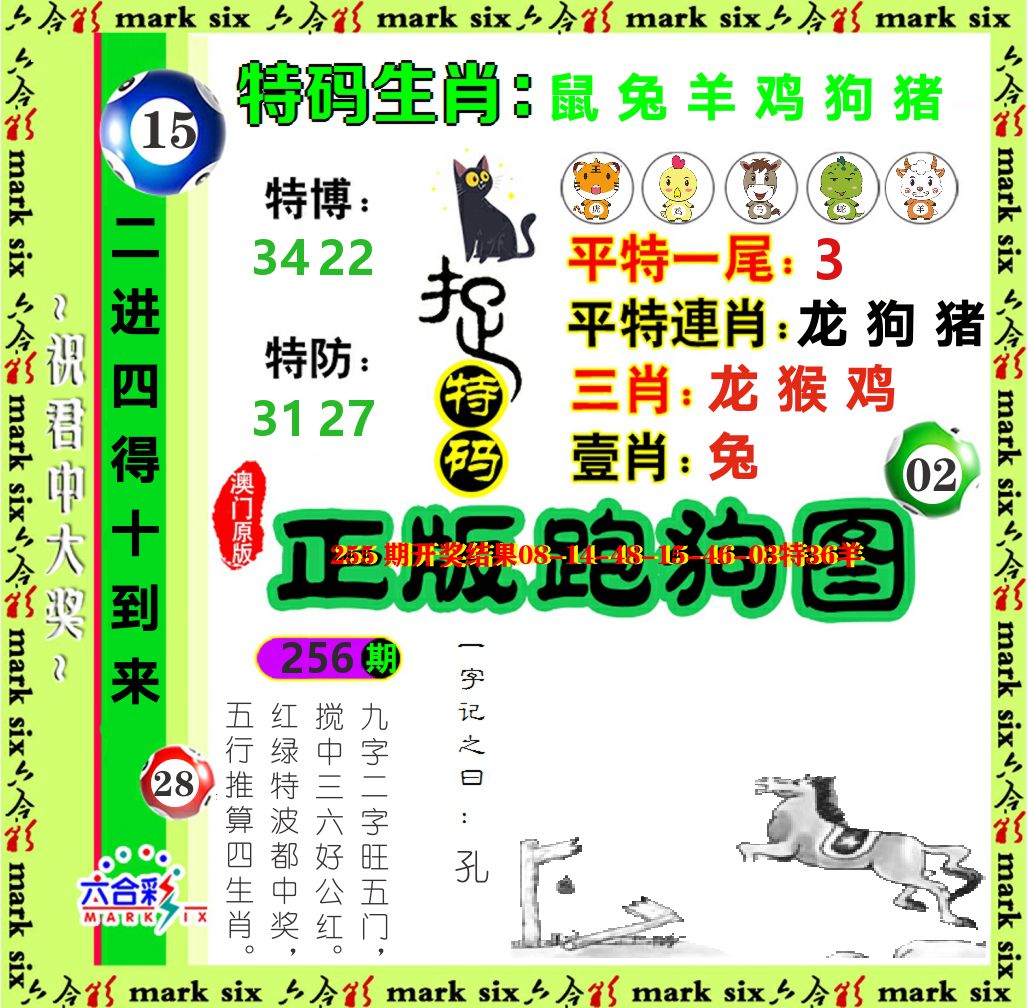 正版跑狗图 第256期