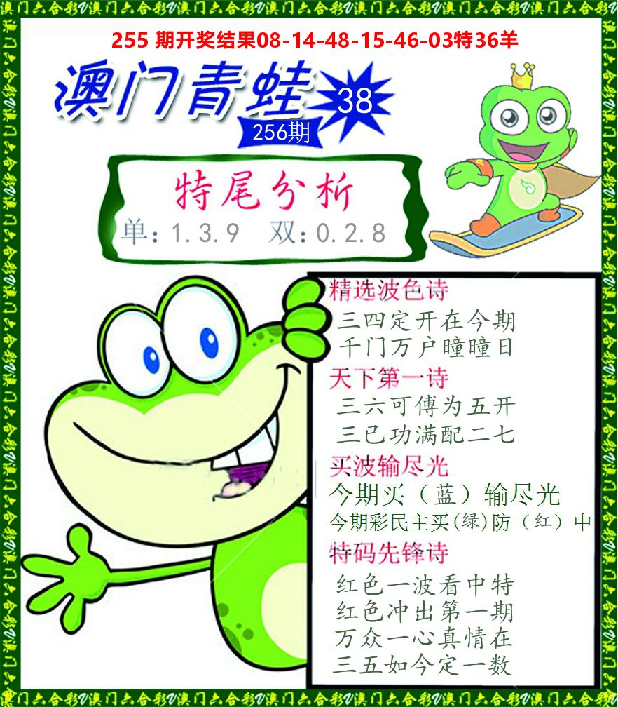 青蛙系列38 第256期