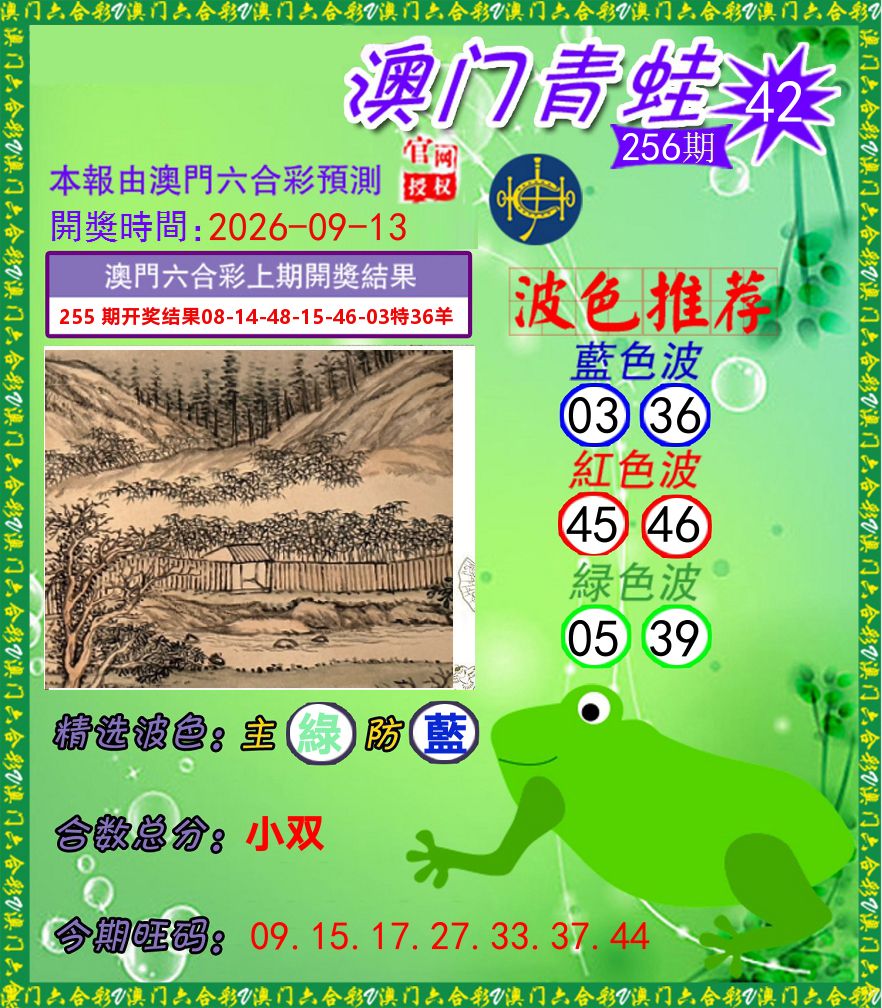 青蛙系列42 第256期