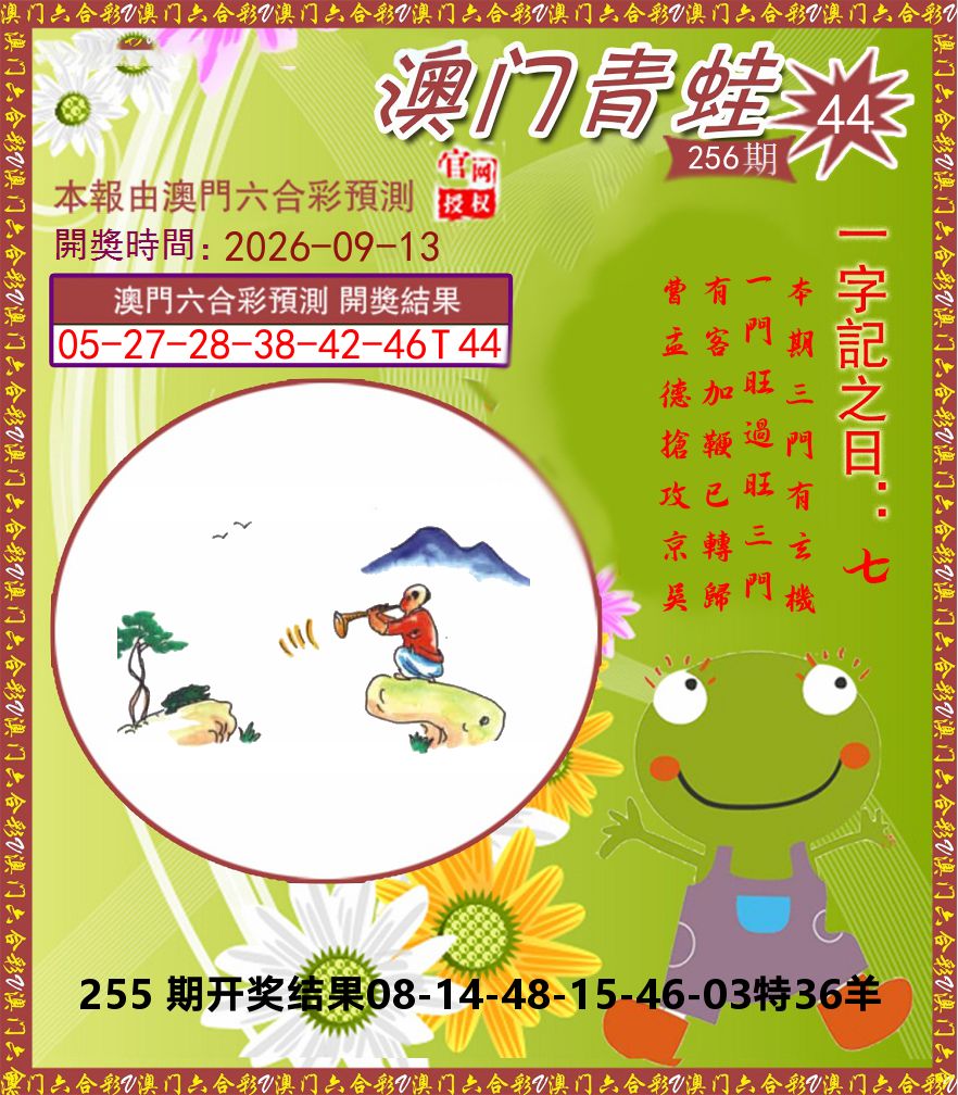 青蛙系列44 第256期