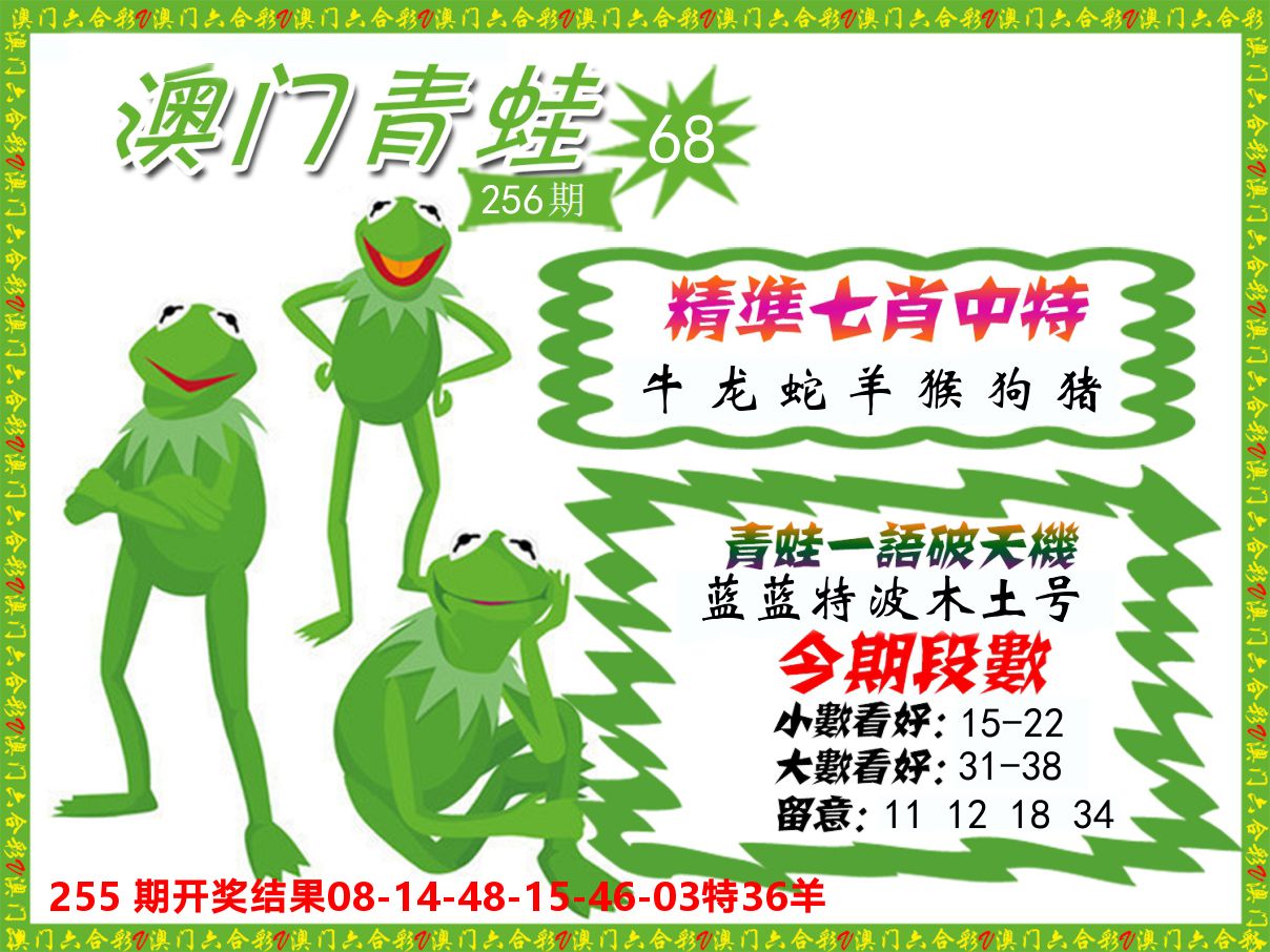 青蛙系列68 第256期