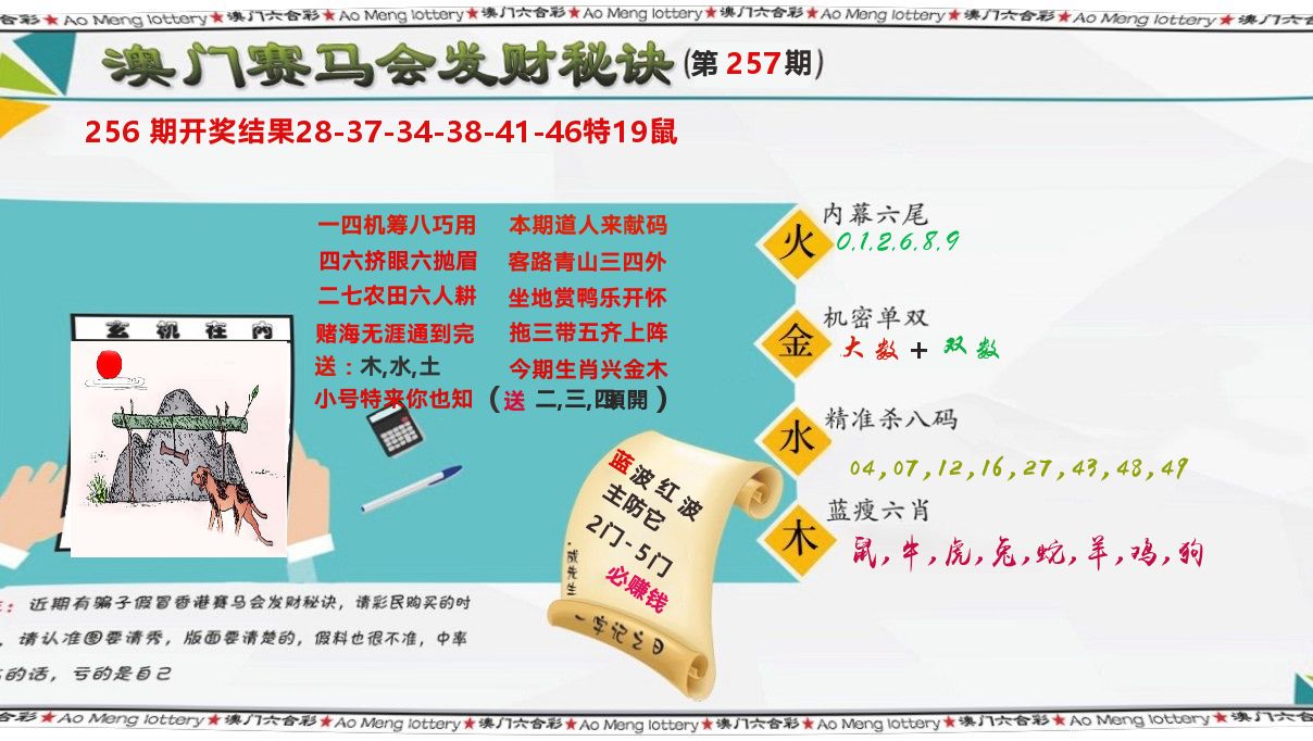 发财秘诀 第257期
