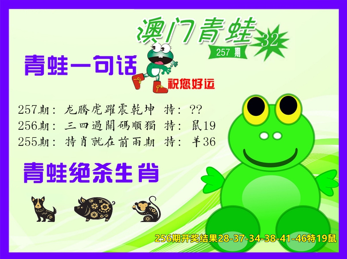 青蛙系列32 第257期