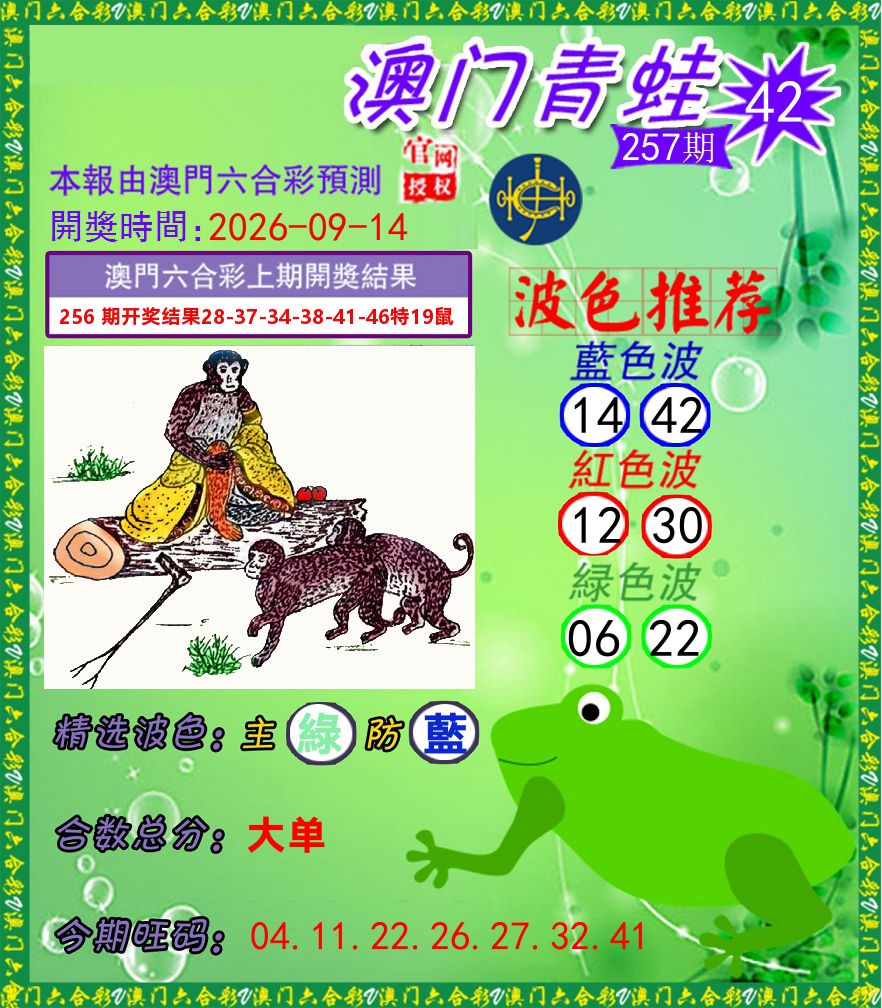 青蛙系列42 第257期