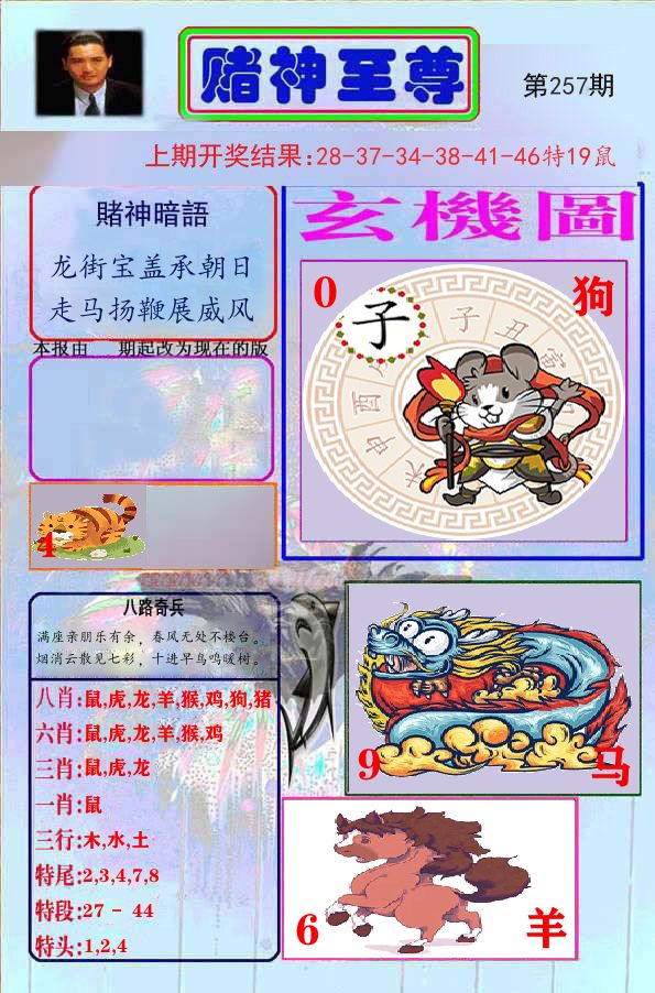 赌神至尊 第257期