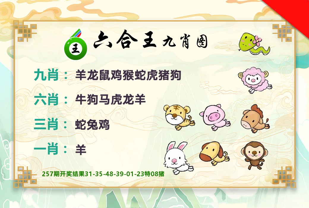 六合王九肖图 第258期