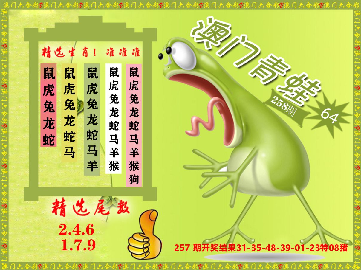 青蛙系列64 第258期