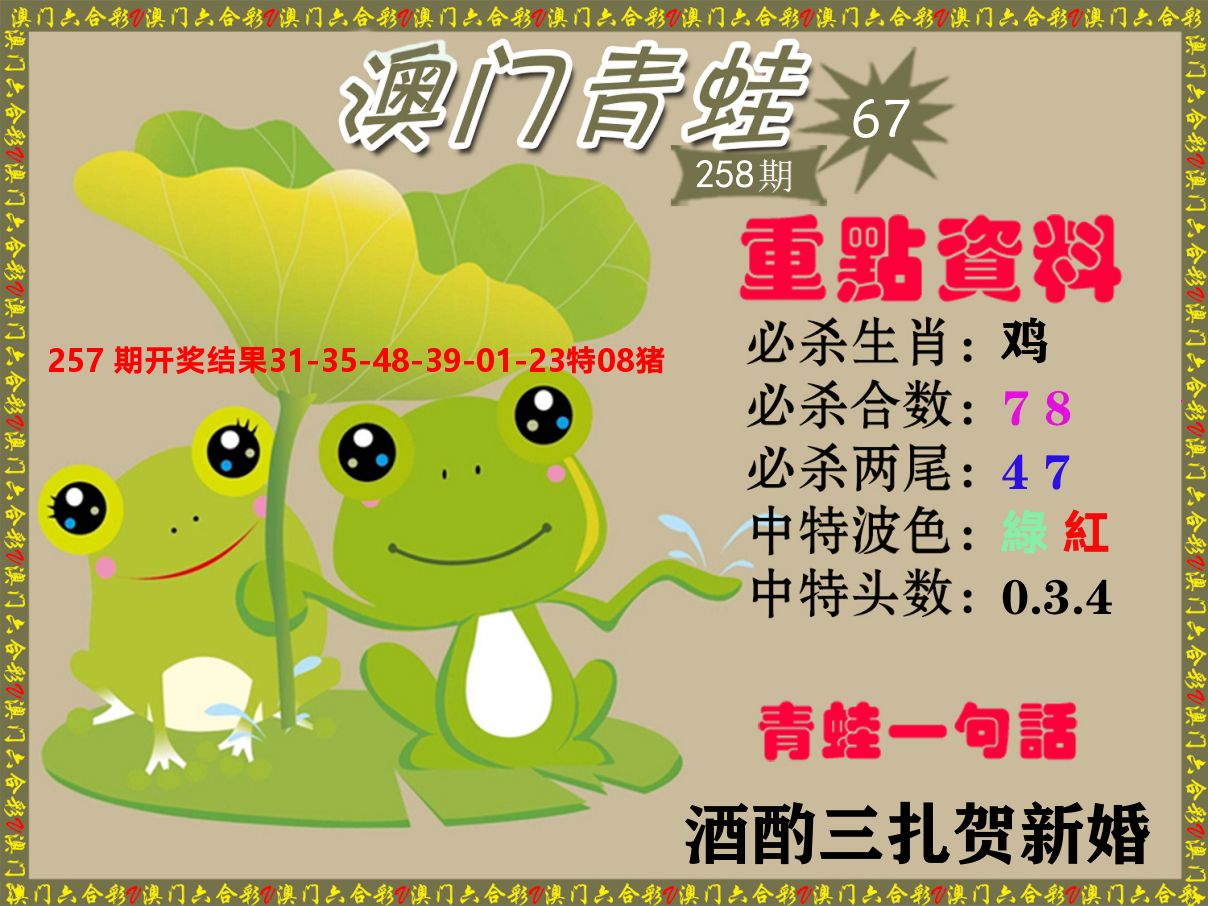 青蛙系列67 第258期