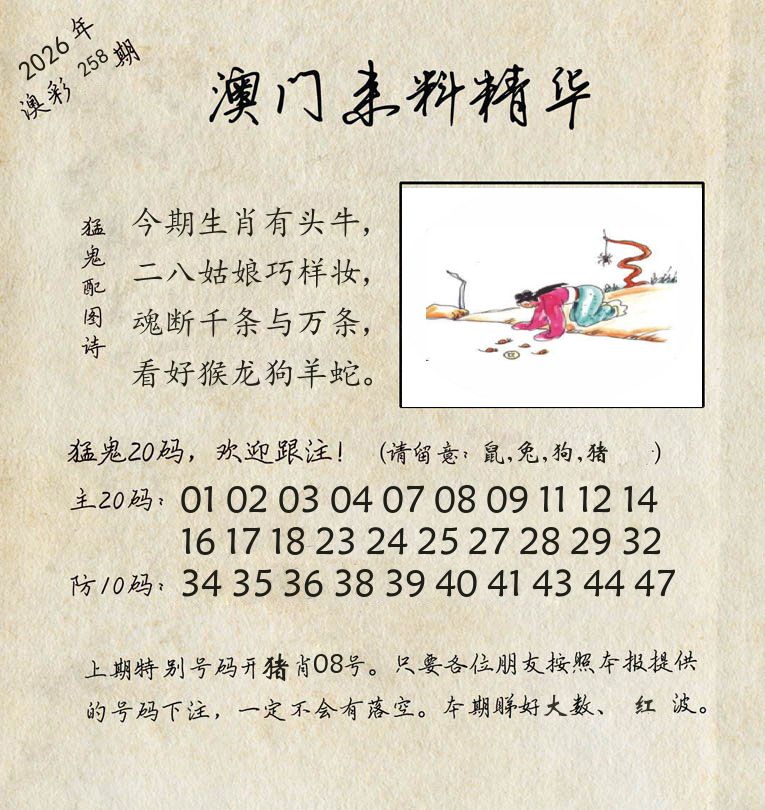 精华来料 第258期