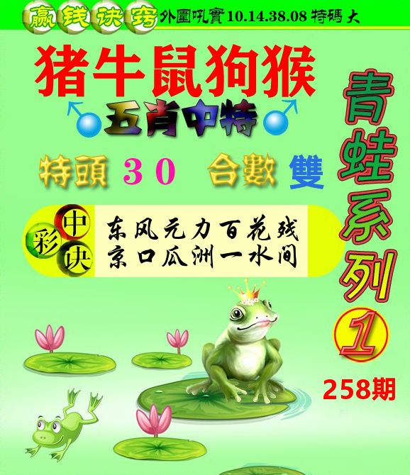 青蛙彩图 第258期