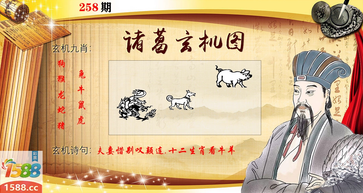 诸葛玄机图 第258期