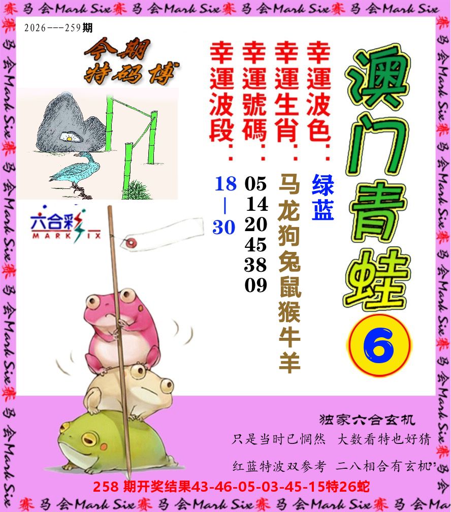 青蛙系列6 第259期