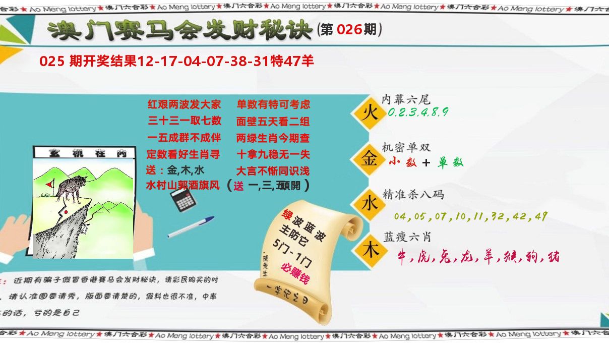 发财秘诀 第26期