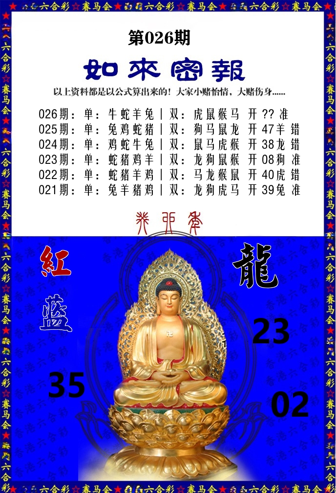 如来密报 第26期