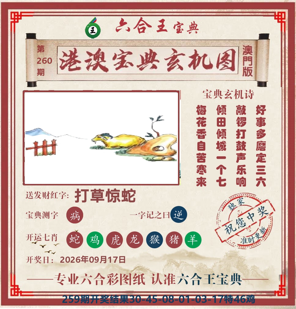 六合王宝典玄机 第260期