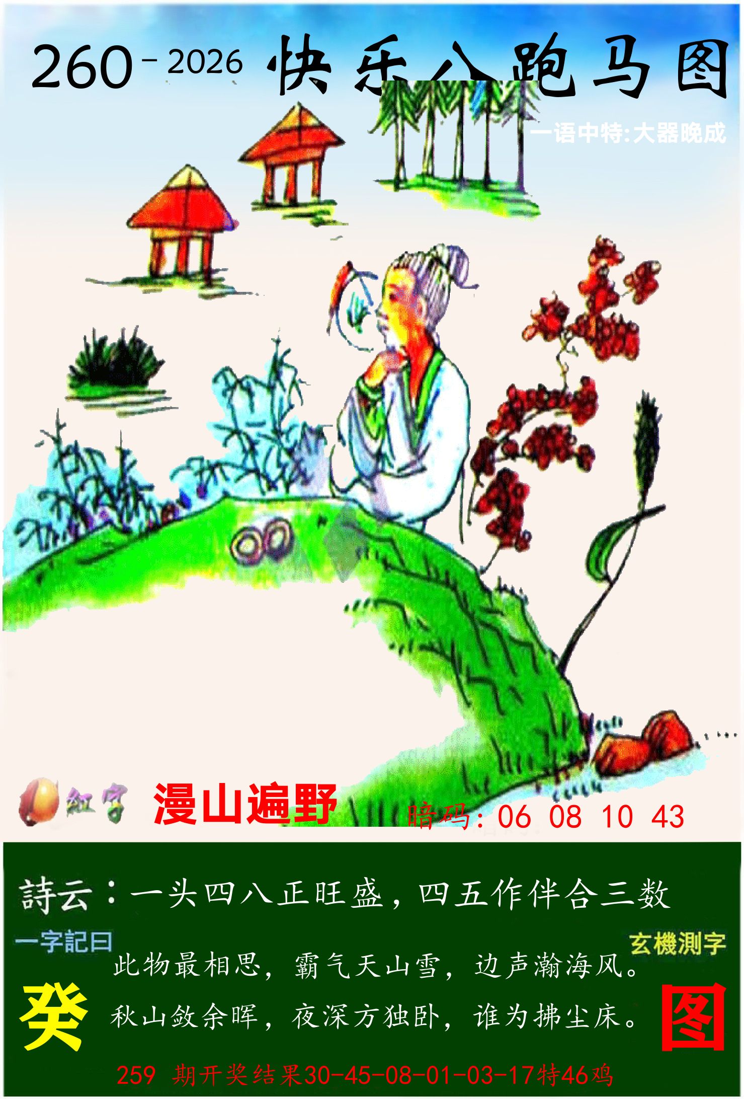 澳门跑马 第260期