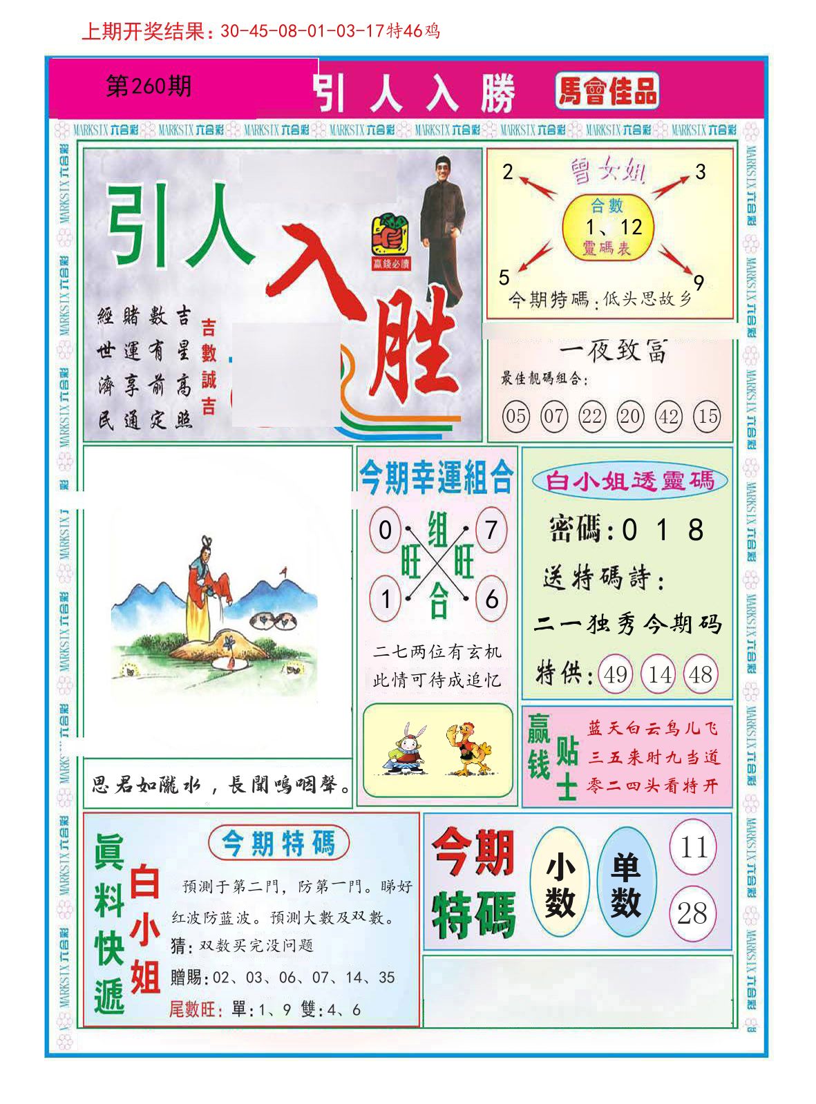 引人入胜 第260期