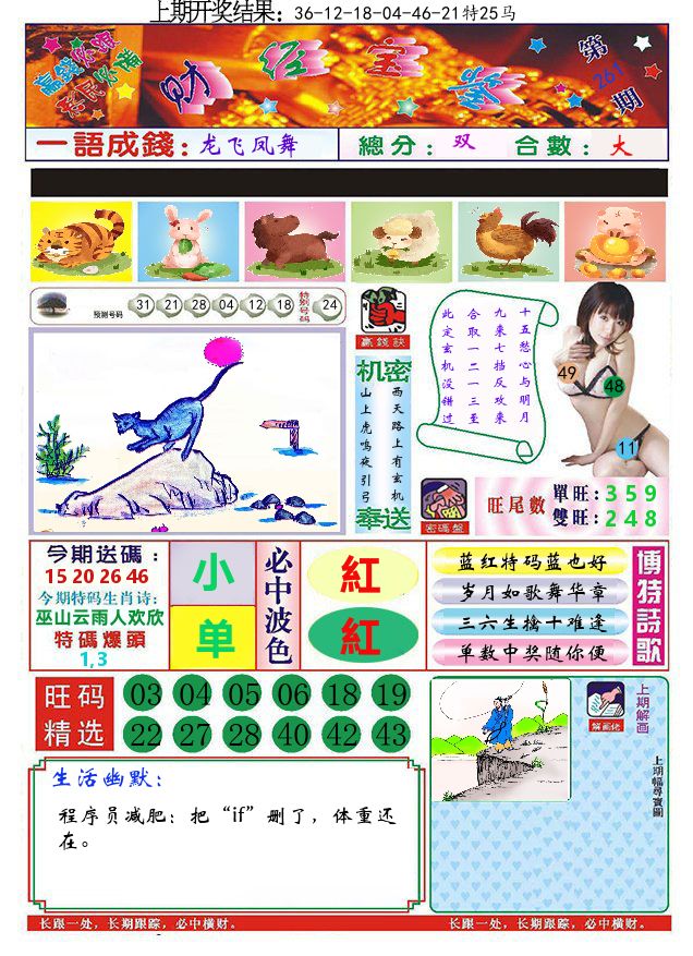 澳门财经宝鉴 第261期