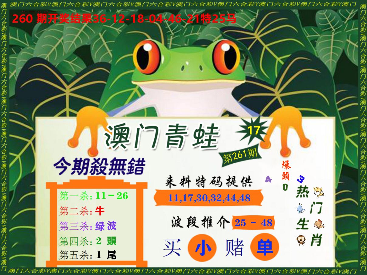 青蛙系列17 第261期