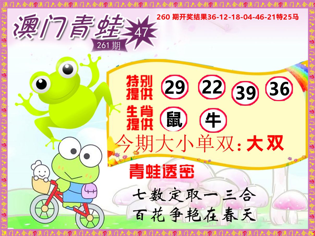 青蛙系列47 第261期
