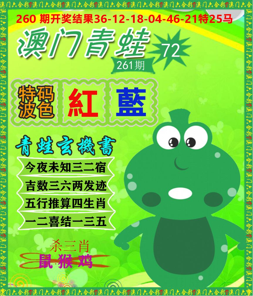 青蛙系列72 第261期