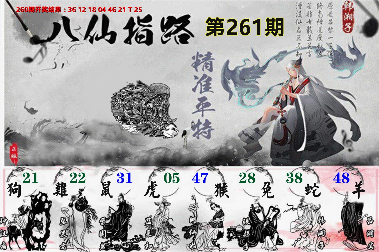 八仙指路 第261期