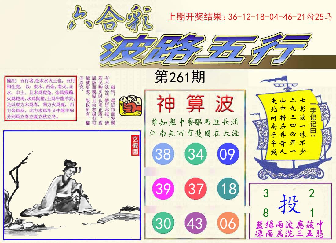 波路五行 第261期