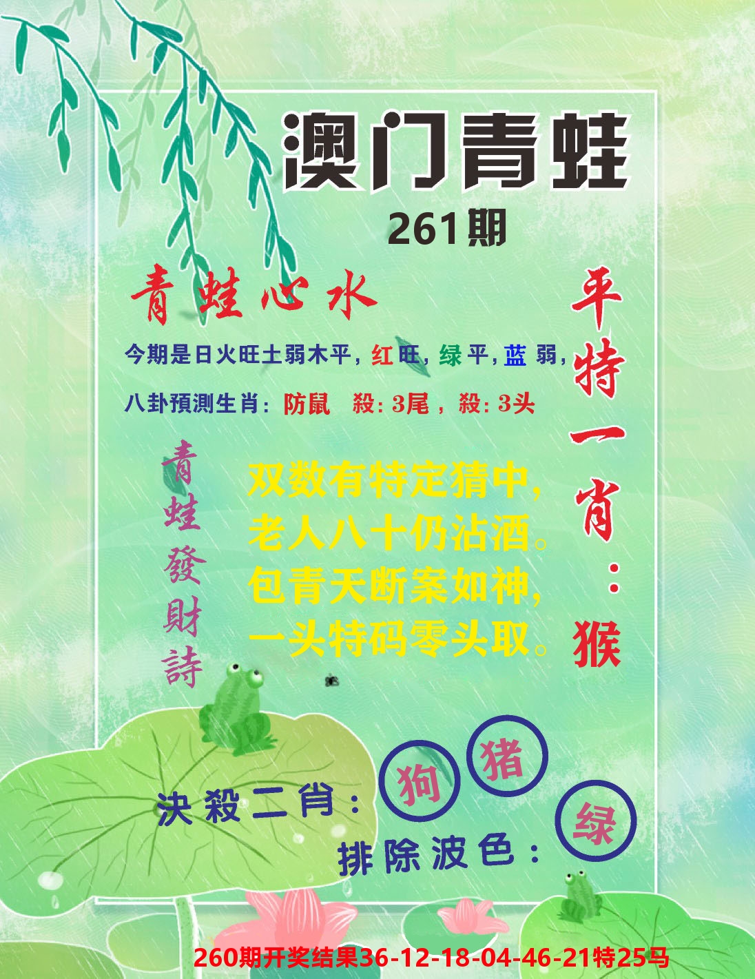 澳门致富经C 第261期