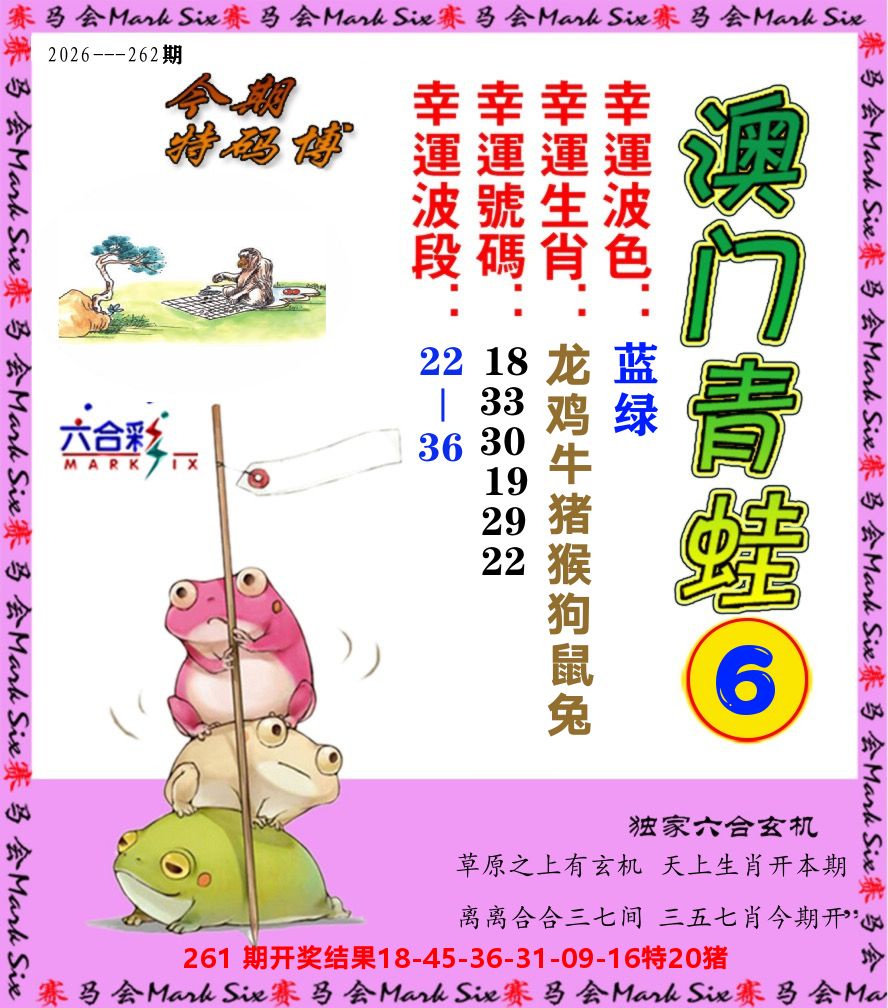 青蛙系列6 第262期