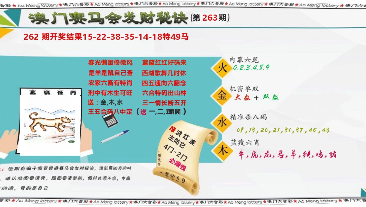发财秘诀 第263期