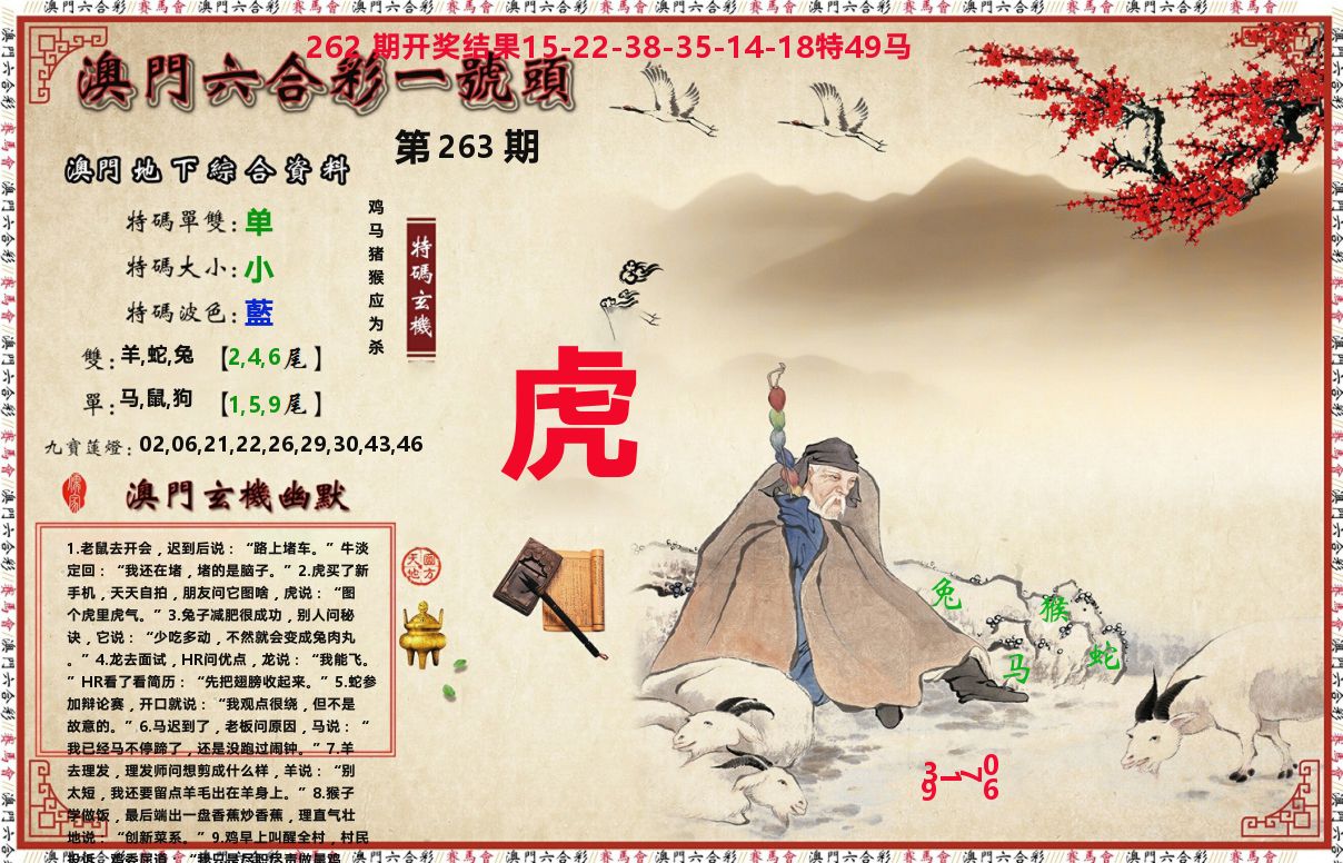 一号头 第263期