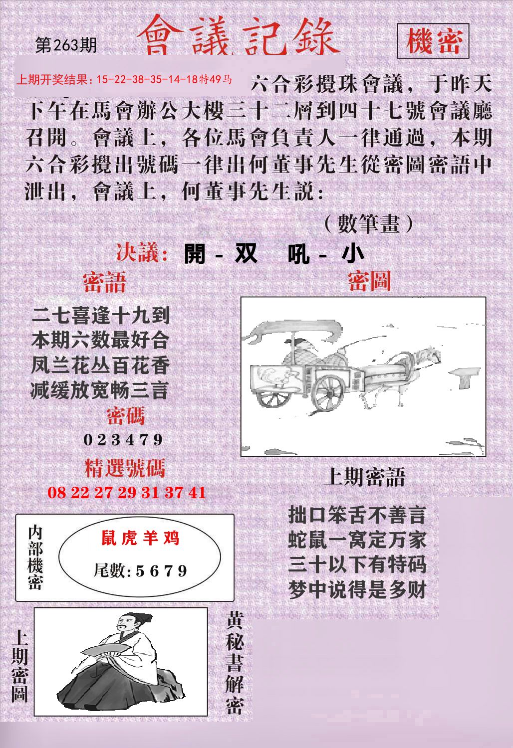 会议记录 第263期