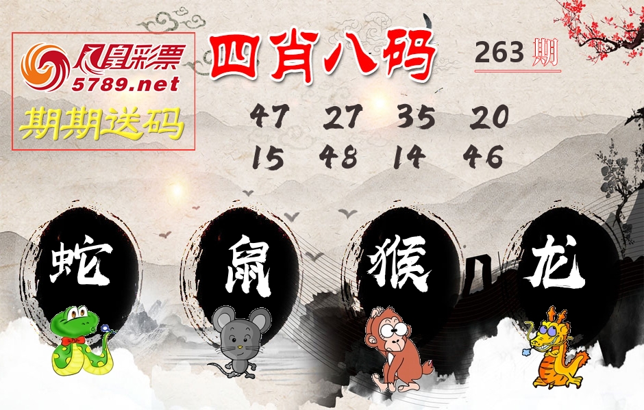 四肖八码期期送 第263期
