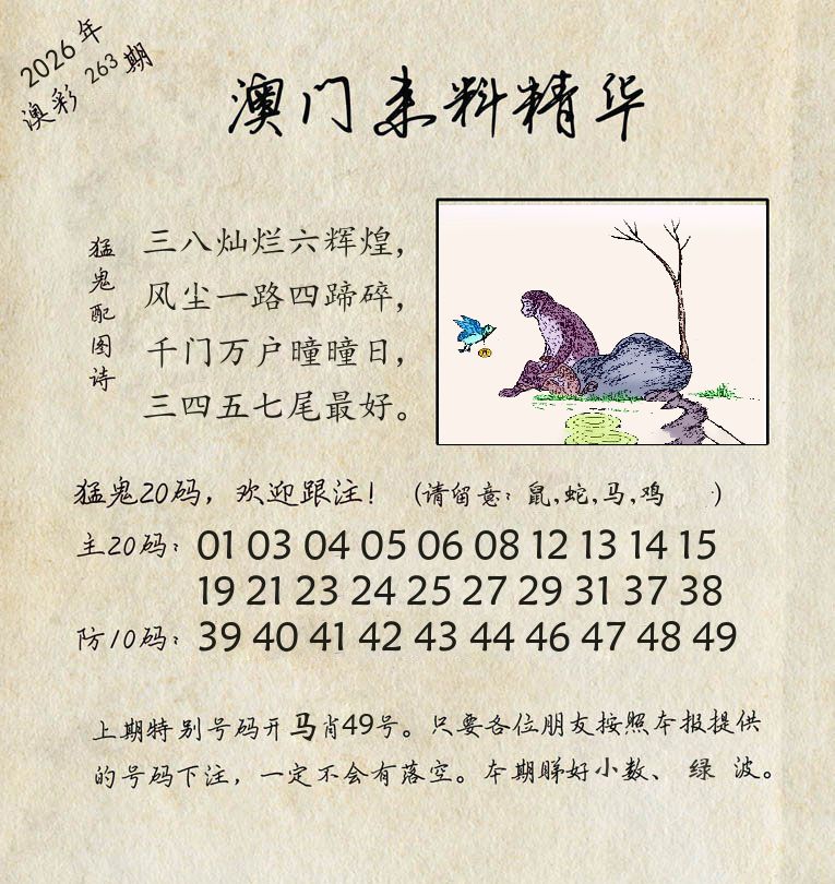 精华来料 第263期