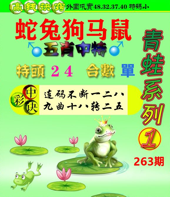 青蛙彩图 第263期