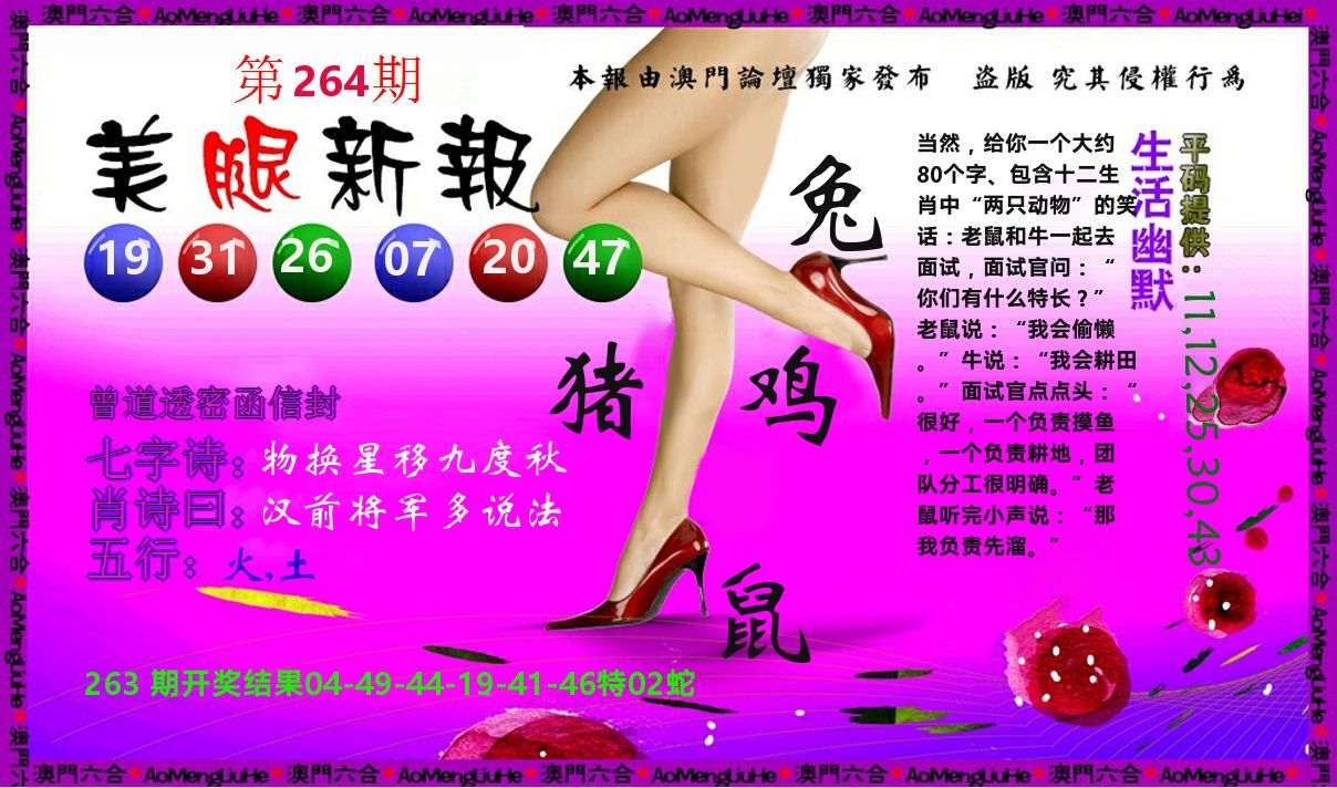 美腿新报 第264期